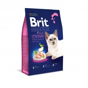 Brit Premium by Nature Cat Chicken, kassidele kanaga 8 kg