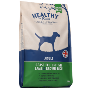 Healthy Paws Grass Fed British Lamb & Brown Rice 12 kg